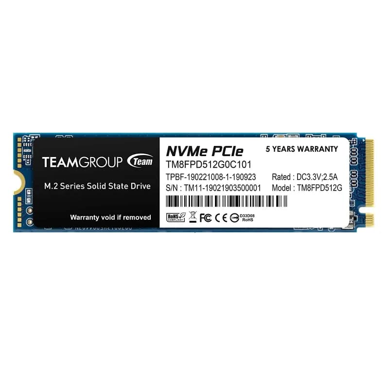 Team MP33 PRO 512GB M.2 PCIe Gen3 NVMe SSD