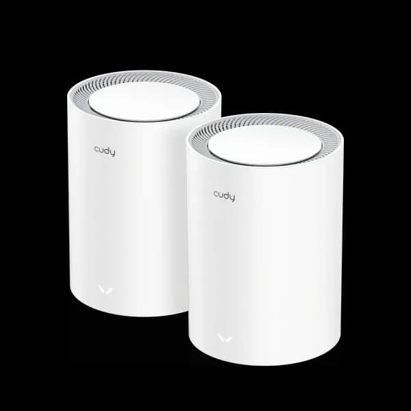 Cudy M3000 AX3000 2.5G Dual Band Wi-Fi 6 Mesh Router (2 Pack)