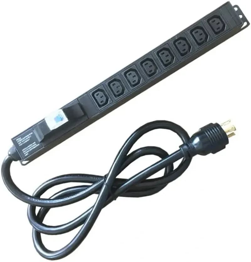 DateUp 8 Port PDU With 2 Meter Cable for Server Rack