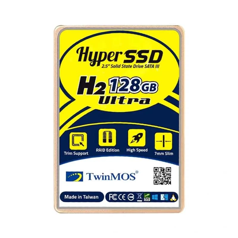 TwinMOS Hyper H2 Ultra 128GB 2.5 Inch SATA III SSD