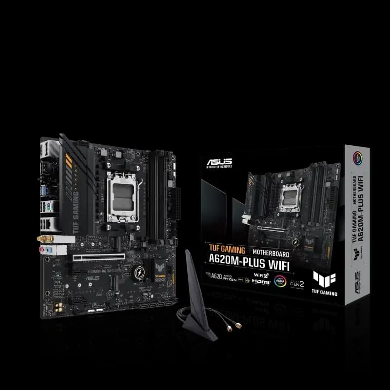 ASUS TUF GAMING A620M-PLUS WIFI AMD AM5 Micro-ATX Motherboard