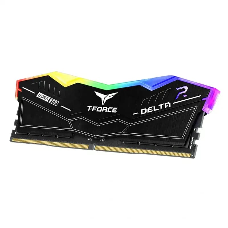 TEAM T-FORCE DELTA RGB Black 16GB 7200MHz DDR5 Gaming RAM