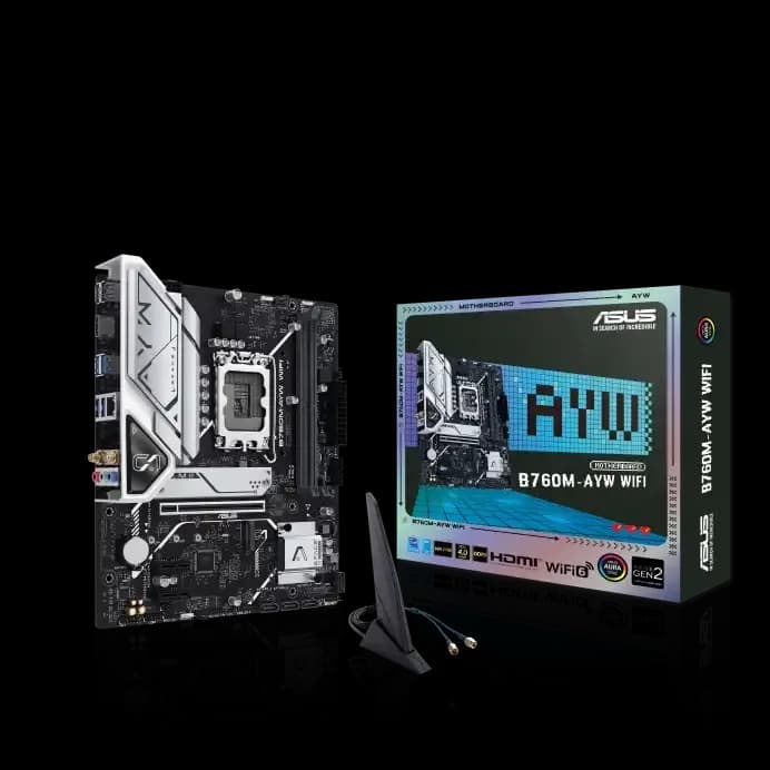 ASUS B760M-AYW WIFI mATX Motherboard