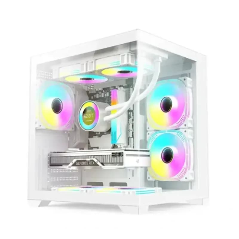 Golden Field S01 M-ATX Gaming Casing White