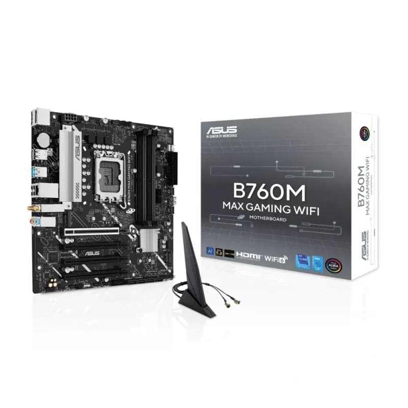 ASUS B760M MAX GAMING WIFI mATX Motherboard