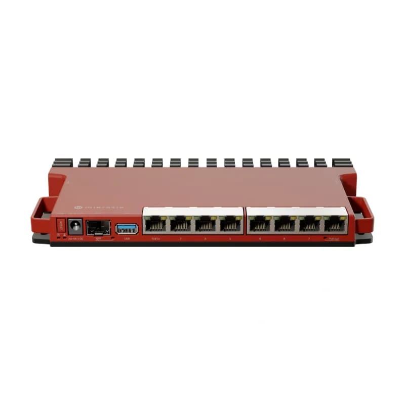 Mikrotik L009UiGS-RM 8 Port PoE Gigabit Router