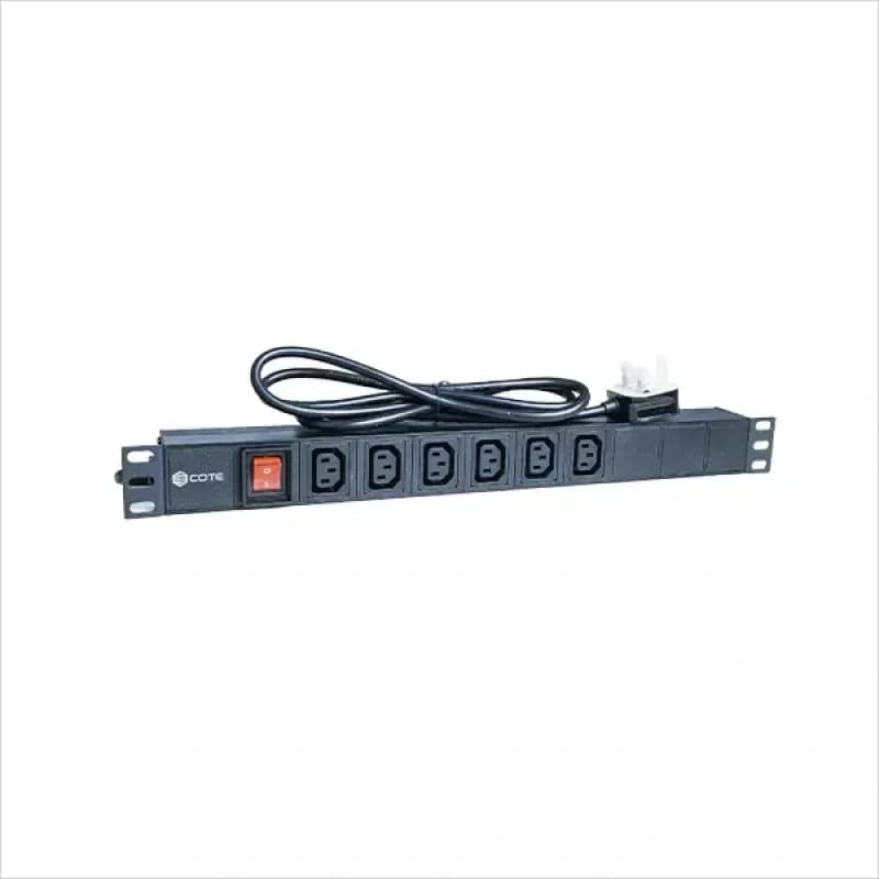 COTE CPDU-1U-6C13-13AMP 6 Port C13 PDU